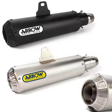 Universal Motorcycle ARROW Exhaust Muffler Pipe Tube For Honda Yamaha Kawasaki YZF R1 R3 R6 Z400 Nvx