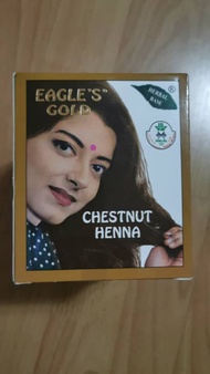 Eagles Hair Henna/ Inai Rambut - Inai Rambut -Halal Mesra wudhu (HitamCoklat Chestnut) 10gm