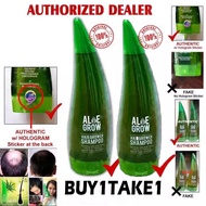 ( Buy 1 take 1 )  ALOE GROW / SAMPAGUITA / ALOE VERA HAIR GROWER SHAMPOO and CONDITIONER 300ml