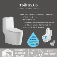 [FREE DELIVERY] 3032 Cosmos One Piece Tornado Flush Water Closet/Toilet bowl