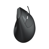 Rapoo EV200 Ergonomic Silent Wireless Optical Mouse Black
