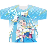 3D Printed Kids Short Sleeve T-Shirt Pretty Cure Anime Pattern Loose Style Top For Summer Daily Wear