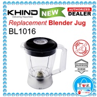 Replacement Khind Blender Jug and Cover Only ( For Khind BL1016) / Original / BL-1016 / Khind Malays