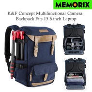 K&amp;F Concept (KF13.066V10) Blue Multifunctional Camera Backpack,DSLR/SLR Photography Backpack Fits 15.6 inch Laptop