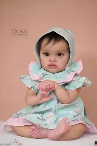 【start shipping 】DLS 20inch Reborn Baby Chantal By Natali Blick Limited Sold Out Edition Unpainted K