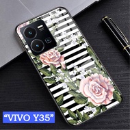 Softcase Glass Kaca VIVO Y35 - Casing hp VIVO Y35 [ S28 ].