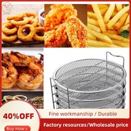 1 Piece 5-Layers Air Fryer Rack Stainless Steel Stackable Grid Grilling Rack Parts Accessories for  