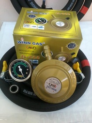 Regulator gas matic otomatis Sle gas 888 & selang LPG 3 lapis 600 PSI