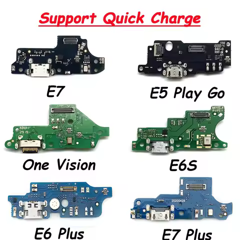 NEW USB Charger Dock Connector Board Fast Charging Port Flex For Moto One Fusion Action E6 E7 Plus E