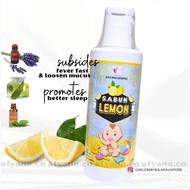 LEMON SOAP ( SABUN LEMON ) & FEVER BALM : REDUCE FEVER FAST
