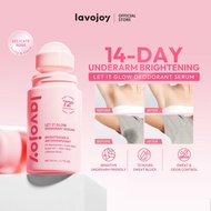 lavojoy Let It Glow Deodorant | 72hrs Freshness antiperspirant | 14 days Brightening