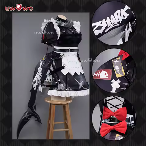 IN STOCK UWOWO Game Zenless Zone Zero Cosplay /ZZZ Cosplay Ellen Joe Maid Cosplay Costume With Shark