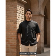 KEMEJA Bigissimo - Althaf Shirtkoko | Men's Shirt Top Basic Jumbo Short Sleevekoko