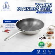 Steelicious.id Honeycomb Non-Stick Stainless Steel Frying Pan Large Multipurpose Frying Pan - G221