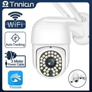 Tnnian 5MP WIFI PTZ Camera AI Human Auto Tracking Outdoor Waterproof Security Surveillance Camera 30M Full Color Night Vision