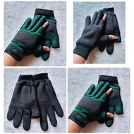 H76 Men's Two-Finger Open Simple Style Motorcycle Gloves