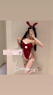 聖誕cosplay 兔女郎 Bunny Girl 情趣內衣 sexy lingerie