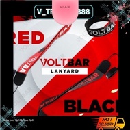 (POKEMON \/APE STORE)  30 Voltbar lanyard red black By Pikachu Pika