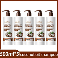 SADOER COCONUT OIL SHAMPOO แชมพูน้ำมันมะพร้าว แชมพูสูตรอ่อนโยน ลดรังแค ควบคุมความมัน บำรุงรากผมให้แข