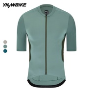 YKYWBIKE เสื้อเสื้อเจอร์ซีย์นักปั่นชายเสื้อชุดขี่จักรยานแขนสั้นระบายอากาศได้ดีเสื้อเสื้อผ้าปั่นจักรย
