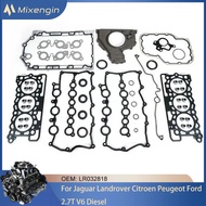 Engine Cylinder Head Full gasket Kit Fit 2.7 T L Diesel 276DT For 04-20 Jaguar XF XJ Land Rover Disc