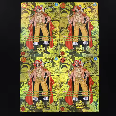 One Piece TCG OPCG English Manga Card OP09-118 Roger 10 Cost Red Roger Textured Foil Card with Hot S