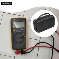 CHiWANji Portable Multimeter Bag Hard EVA Protective Storage Case Dustproof for F115C F117 F179C Acc