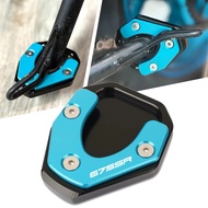 Motorcycle Kickstand Foot Side Stand Extension Pad Support Plate Enlarge Stand For 675SR 675SR-R 675