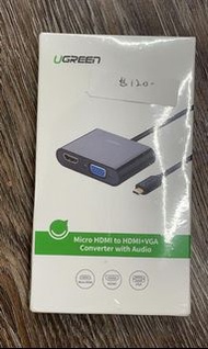 ugreen micro hdmi to hdmi &amp; vga converter $122