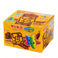 GINBIS Chocolate Corn Bar Calcium Supplement Star Corn Puff Biscuit Stick Box Children Snacks Japane