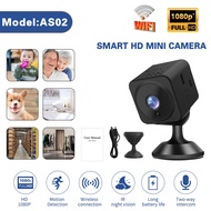 AS02 Mini HD1080P Mini Surveillance Camera Indoor WiFi Camera Live Transmission Mobile Phone App Cam