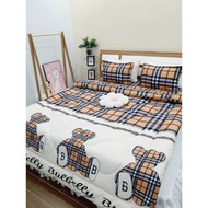 Bedding Set 3 Piece 1mx2m, 1m2x2m Poly Cotton With Extra Pillowcases Sold