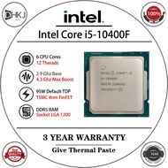 USED Intel Core i5-10400F i5 10400F 2.9 GHz Six-Core Twelve-Thread CPU 65W LGA1200 but no fan