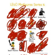 Lego 71013 series 16 minifigures