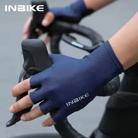 Bike Accessories Cycling Gloves INBIKE Cycling Gloves Half Finger Summer Men Women MTB Gloves Shock-