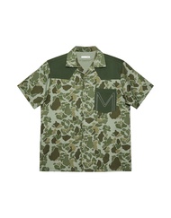 [MOO 2/21] Camouflage Shirt เสื้อเชิ้ตผู้ชาย แขนสั้น ลายทหาร
