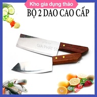 Set of 2 super sharp kitchen knives for slicing high-quality meat, vegetables and fruits - Kitchen k