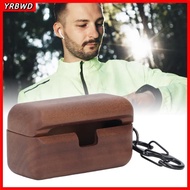 YRBWD Wood Protector, Fine Polished  Wood Wooden , Earphones  Cordless Charging Support Bluetooth Ea