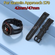 Silicone Strap For Garmin Approach S70 Smart Watch Band Sports Bracelet For Garmin Approach S70 42mm