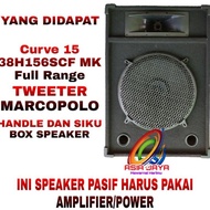 Paket Combo Speaker 15 Inch Curve 15 38H156Scf Mk Full Range Plus Box