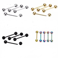 Colored Barbell Piercing