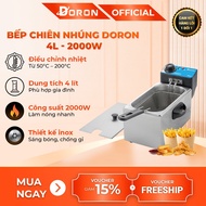 DORON 2000W 4L deep oil fryer, high temperature, boils extremely fast