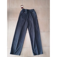 Women Soft Long Pants M- 3 XL 2 Side Pocket with Zip Comfortable Slack Aunty Pants Daily Use Seluar