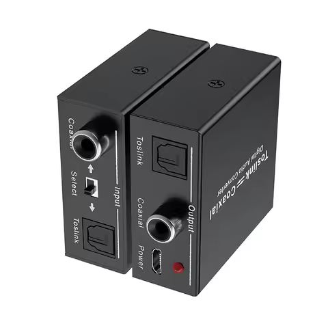 Toslink Coaxial Bi-directional Audio Converter Spdif toslink to Coaxial audio or coaxial to toslink 