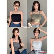 夏天性感bra top抹胸小背心小可愛夏季美背小可愛女純辣妹帶胸墊白色背心外穿內搭配小西裝打底上衣