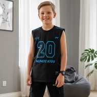 Bulls Jersey cotton combat 24s Boys singlet T-Shirt Bulls Jersey Streetweare