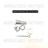 HONDA C70 / EX5 REAR HUB PANEL BOLT & BUSH SKRU PENUTUP HUB BELAKANG