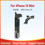 เมนบอร์ดสำหรับ Iphone 13Mini 256G Face ID 13Mini 256G ได้รับการทดสอบอย่างสมบูรณ์แล้วเมนบอร์ดสำหรับ I
