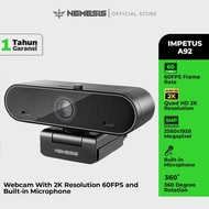 NEMESIS Webcam AF 60 FPS 2K with Privacy Lens IMPETUS A92 - Webcam A92 Impetus