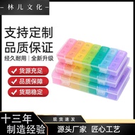 Large-Capacity Old Man Multi-Grid Pill Storage Box 7 Days 21 Grids Color Portable Portable Sub-Box